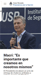 Mobile Screenshot of casarosada.gob.ar